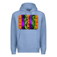 Colony Blue halloween brushstroke Premium Hoodie - Jasminsmagicworld