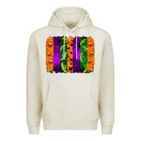 Oatmeal Heather halloween brushstroke Premium Hoodie - Jasminsmagicworld