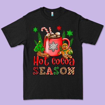 Hot Cocoa Season Premium Tee Designed By Oliviacreatesart