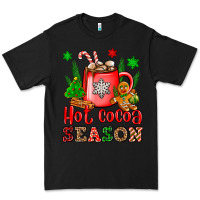 Black hot cocoa season Premium Tee - OliviaCreatesArt