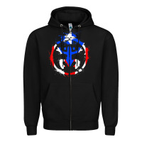 Black taino coqui symbol   boricua   hispanic heritage t shirt Zipper Hoodie - linhVisuals