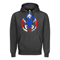 Charcoal Heather taino coqui symbol   boricua   hispanic heritage t shirt Zipper Hoodie - linhVisuals