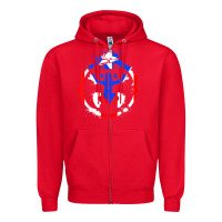 Red taino coqui symbol   boricua   hispanic heritage t shirt Zipper Hoodie - linhVisuals