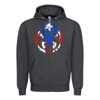 Smoke taino coqui symbol   boricua   hispanic heritage t shirt Zipper Hoodie - linhVisuals