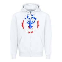 White taino coqui symbol   boricua   hispanic heritage t shirt Zipper Hoodie - linhVisuals