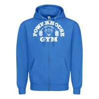 True Royal POWERHOUSE GYM POPULAR Zipper Hoodie - linhVisuals