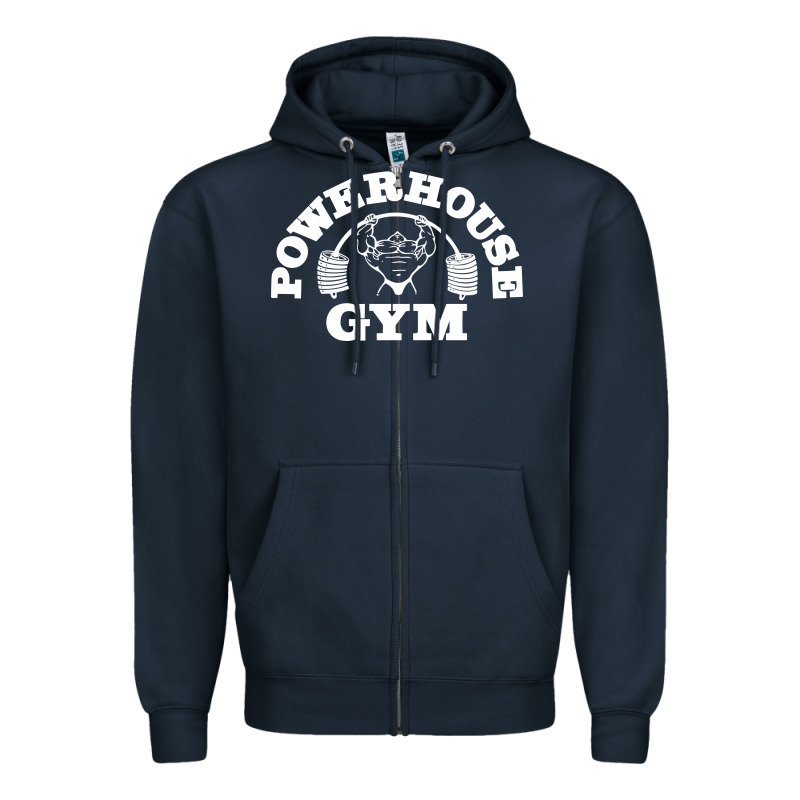 Powerhouse Gym Popular Zipper Hoodie by linhVisuals | Teevron