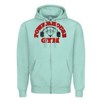Seafoam POWERHOUSE GYM VINTAGE SPORT Zipper Hoodie - linhVisuals