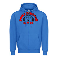 True Royal POWERHOUSE GYM VINTAGE SPORT Zipper Hoodie - linhVisuals