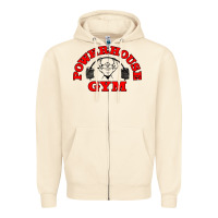Sandshell POWERHOUSE GYM VINTAGE SPORT Zipper Hoodie - linhVisuals