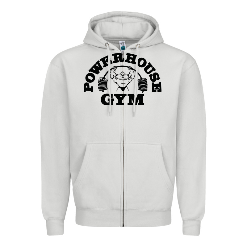 Powerhouse Gym Zipper Hoodie by linhVisuals | Teevron