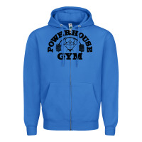 True Royal POWERHOUSE GYM Zipper Hoodie - linhVisuals