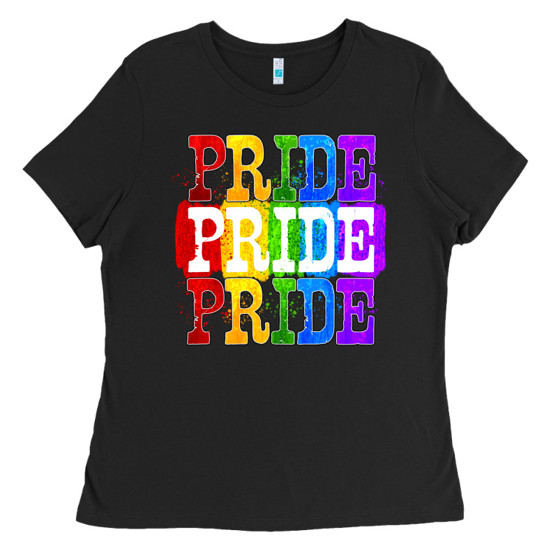Pride Pride Pride Ladies Tee by FaDigitalArtStudio | Teevron
