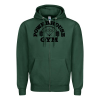 Sports Green POWERHOUSE GYM Zipper Hoodie - linhVisuals