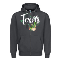 Smoke texas state map pride cactus vintage texas sweatshirt Zipper Hoodie - linhVisuals