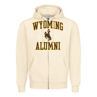 Sandshell wyoming cowboys apparel alumni classic arch long sleeve t shirt Zipper Hoodie - linhVisuals