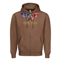 Chestnut wonder woman 80th all for wonder woman tank top Zipper Hoodie - linhVisuals