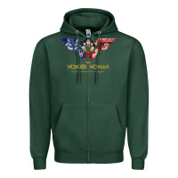 Sports Green wonder woman 80th all for wonder woman tank top Zipper Hoodie - linhVisuals