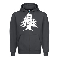 Smoke retro lebanon cedar lebanese Zipper Hoodie - linhVisuals