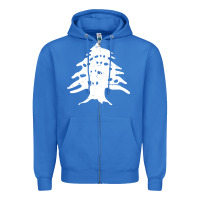 True Royal retro lebanon cedar lebanese Zipper Hoodie - linhVisuals