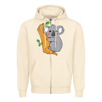 Sandshell kids cute koala bear   for children kids koala bear Zipper Hoodie - linhVisuals