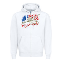 White world of tanks veterans day collection (t26e3 eagle 7) t shirt Zipper Hoodie - linhVisuals