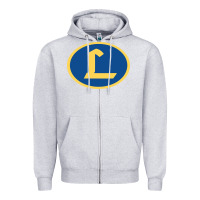 Heather Grey Loyola Blakefield Zipper Hoodie - linhVisuals