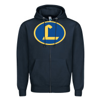 Navy Loyola Blakefield Zipper Hoodie - linhVisuals