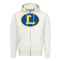 Oatmeal Heather Loyola Blakefield Zipper Hoodie - linhVisuals