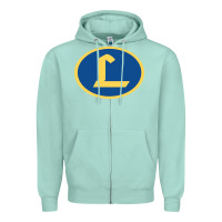 Seafoam Loyola Blakefield Zipper Hoodie - linhVisuals