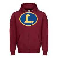 Burgundy Loyola Blakefield Zipper Hoodie - linhVisuals