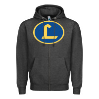Charcoal Heather Loyola Blakefield Zipper Hoodie - linhVisuals
