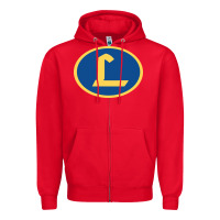 Red Loyola Blakefield Zipper Hoodie - linhVisuals