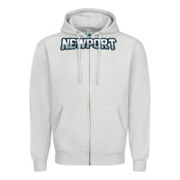 Dove Grey Newport School Zipper Hoodie - linhVisuals