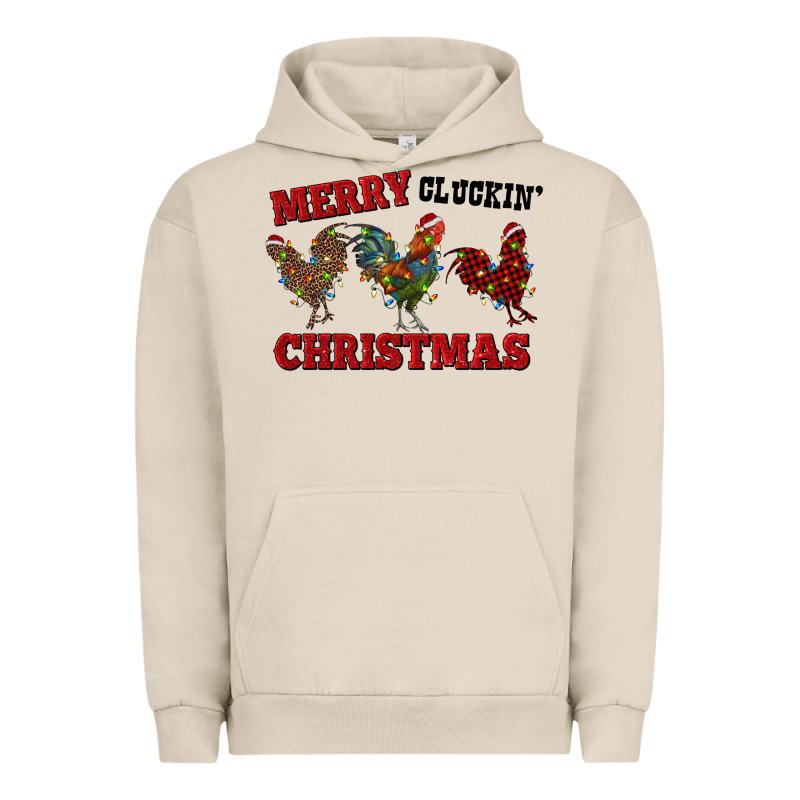 Merry Cluckin' Christmas Urban Hoodie by RanaPortraitStore | Teevron