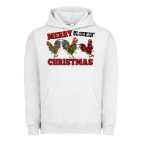 Pigment Lunar Rock Merry Cluckin' Christmas Urban Hoodie - RanaPortraitStore