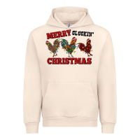 Sandshell Merry Cluckin' Christmas Urban Hoodie - RanaPortraitStore
