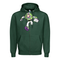 Sports Green buzz lightyear Zipper Hoodie - linhVisuals