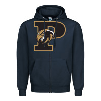 Navy poolesville high school Zipper Hoodie - linhVisuals