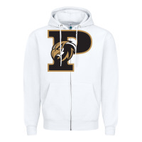 White poolesville high school Zipper Hoodie - linhVisuals