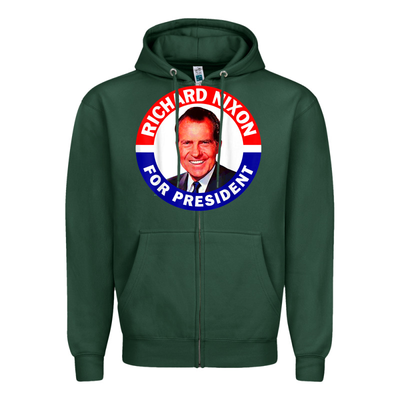 Richard Nixon President Usa Vote Election Campaign T Shirt Zipper Hoodie by linhVisuals | Teevron