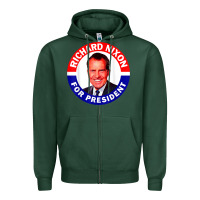 Sports Green richard nixon president usa vote election campaign t shirt Zipper Hoodie - linhVisuals