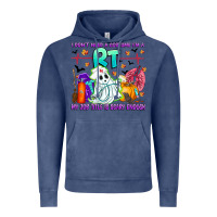 Vintage Denim respiratory therapist halloween humor Vintage Hoodie - CowhideDigitalArt