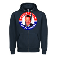 Navy richard nixon president usa vote election campaign t shirt Zipper Hoodie - linhVisuals