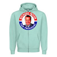 Seafoam richard nixon president usa vote election campaign t shirt Zipper Hoodie - linhVisuals