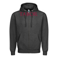 Charcoal Heather tabor academy Zipper Hoodie - linhVisuals