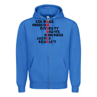 True Royal anti trump resist Zipper Hoodie - linhVisuals
