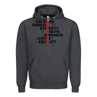 Smoke anti trump resist Zipper Hoodie - linhVisuals