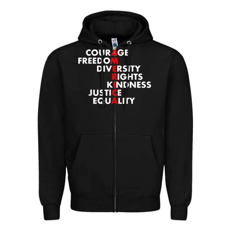 Anti Trump Resist Zipper Hoodie by linhVisuals | Teevron
