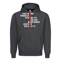 Smoke anti trump resist Zipper Hoodie - linhVisuals